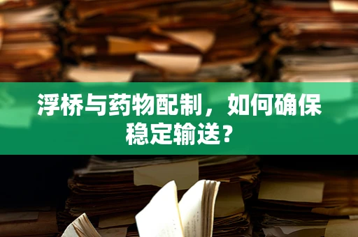 浮桥与药物配制，如何确保稳定输送？