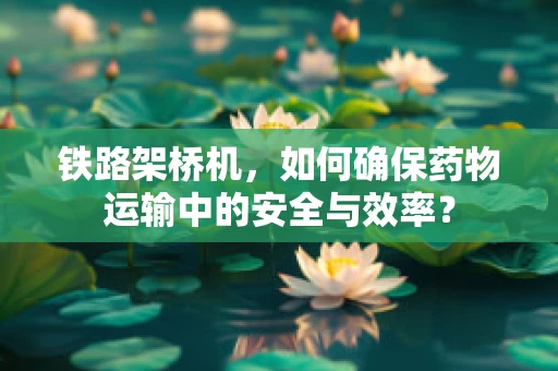 铁路架桥机，如何确保药物运输中的安全与效率？