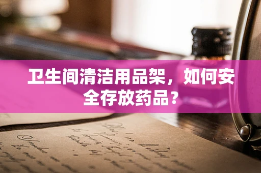 卫生间清洁用品架，如何安全存放药品？