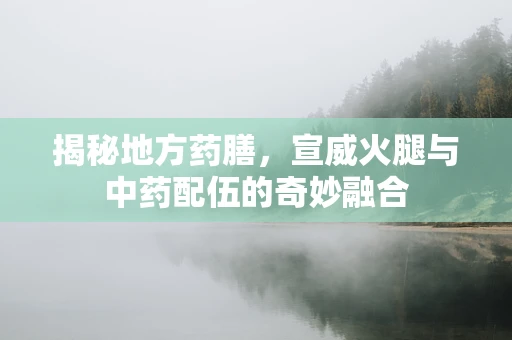 揭秘地方药膳，宣威火腿与中药配伍的奇妙融合