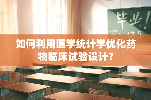 如何利用医学统计学优化药物临床试验设计？