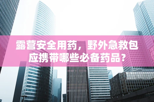 露营安全用药，野外急救包应携带哪些必备药品？