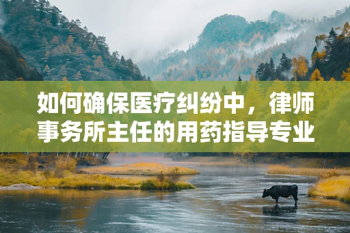 如何确保医疗纠纷中，律师事务所主任的用药指导专业且合规？
