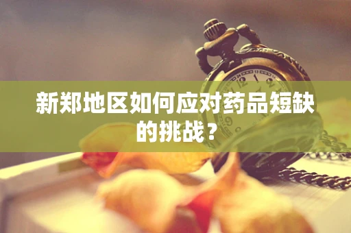 新郑地区如何应对药品短缺的挑战？