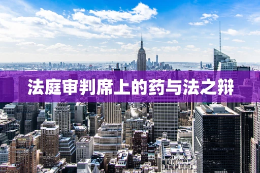 法庭审判席上的药与法之辩