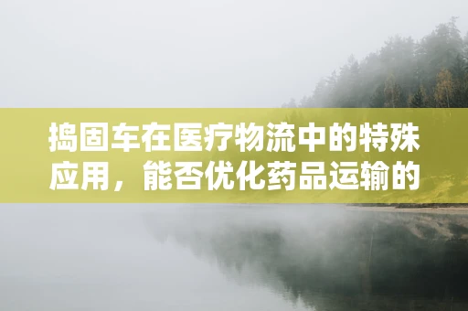 捣固车在医疗物流中的特殊应用，能否优化药品运输的稳定性？