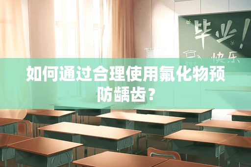 如何通过合理使用氟化物预防龋齿？