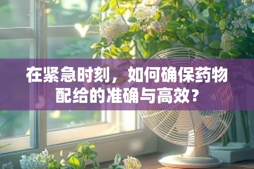 在紧急时刻，如何确保药物配给的准确与高效？