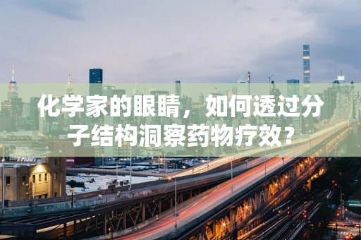 化学家的眼睛，如何透过分子结构洞察药物疗效？