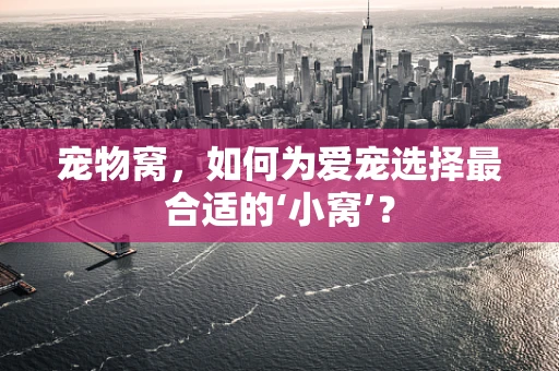 宠物窝，如何为爱宠选择最合适的‘小窝’？