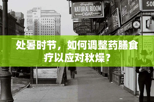处暑时节，如何调整药膳食疗以应对秋燥？