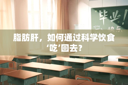 脂肪肝，如何通过科学饮食‘吃’回去？
