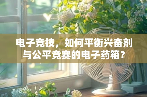 电子竞技，如何平衡兴奋剂与公平竞赛的电子药箱？