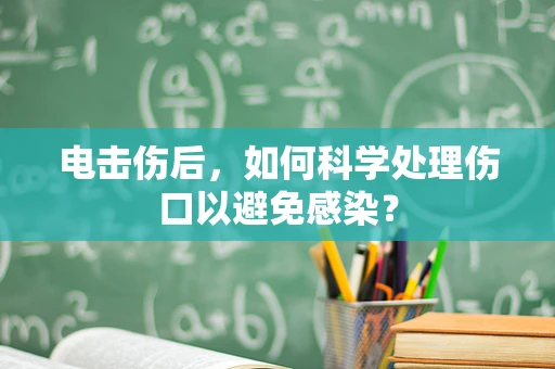电击伤后，如何科学处理伤口以避免感染？