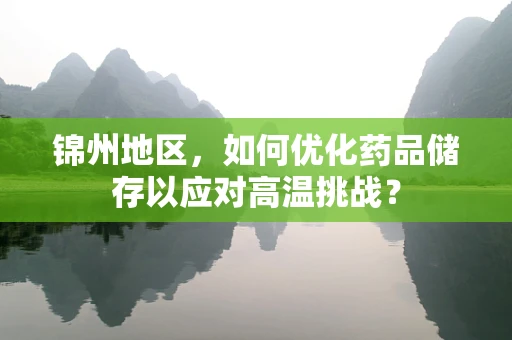 锦州地区，如何优化药品储存以应对高温挑战？