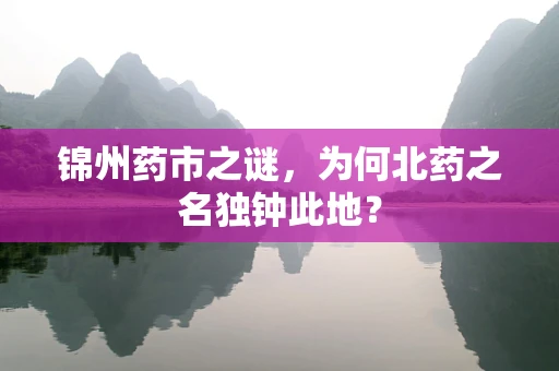 锦州药市之谜，为何北药之名独钟此地？