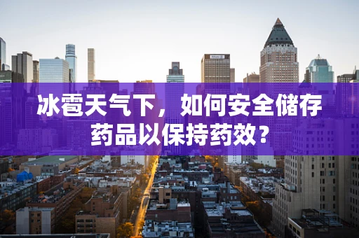 冰雹天气下，如何安全储存药品以保持药效？