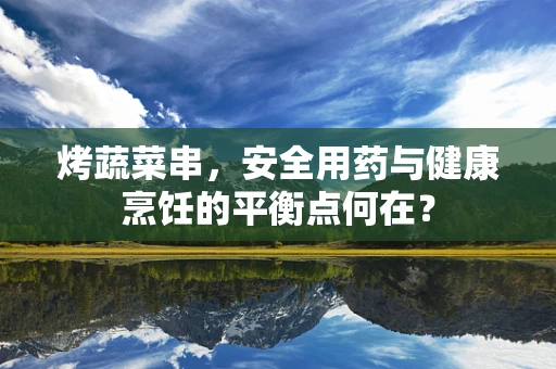 烤蔬菜串，安全用药与健康烹饪的平衡点何在？