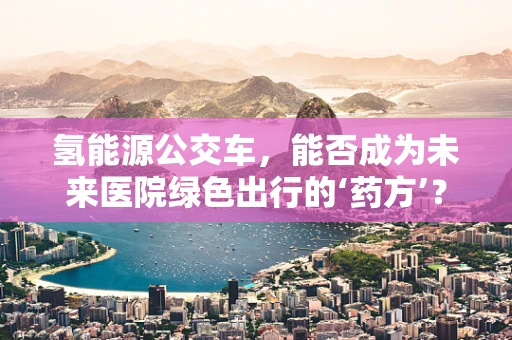 氢能源公交车，能否成为未来医院绿色出行的‘药方’？