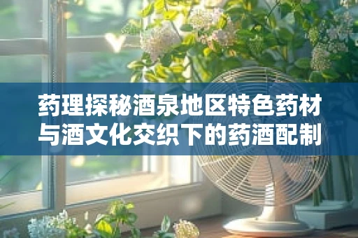 药理探秘酒泉地区特色药材与酒文化交织下的药酒配制奥秘