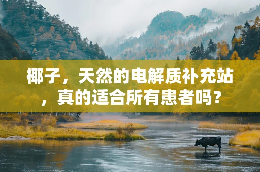 椰子，天然的电解质补充站，真的适合所有患者吗？