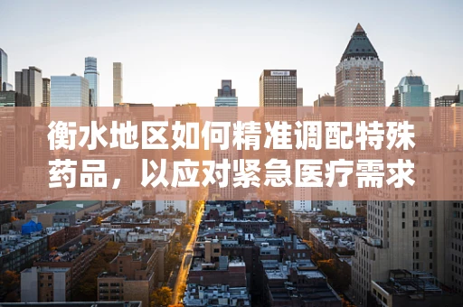 衡水地区如何精准调配特殊药品，以应对紧急医疗需求？