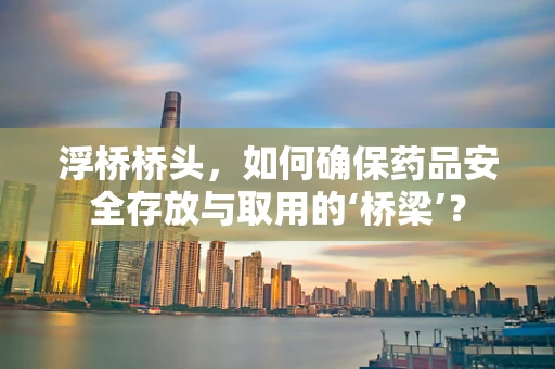 浮桥桥头，如何确保药品安全存放与取用的‘桥梁’？
