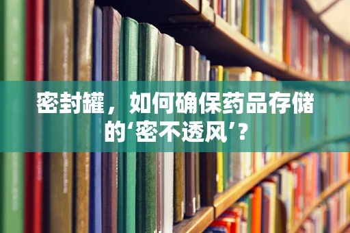 密封罐，如何确保药品存储的‘密不透风’？