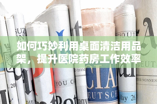 如何巧妙利用桌面清洁用品架，提升医院药房工作效率？