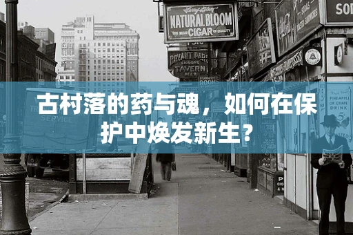 古村落的药与魂，如何在保护中焕发新生？