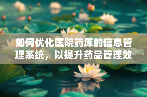 如何优化医院药库的信息管理系统，以提升药品管理效率？