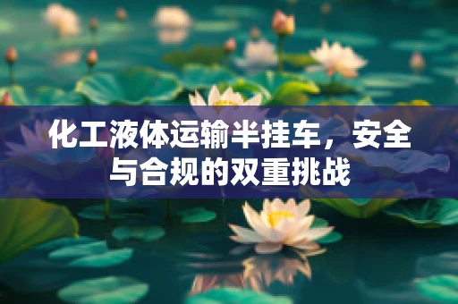 化工液体运输半挂车，安全与合规的双重挑战