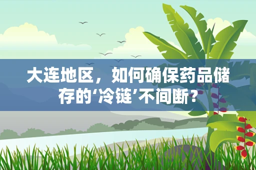 大连地区，如何确保药品储存的‘冷链’不间断？