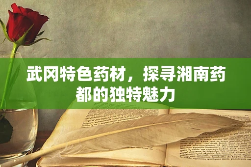 武冈特色药材，探寻湘南药都的独特魅力