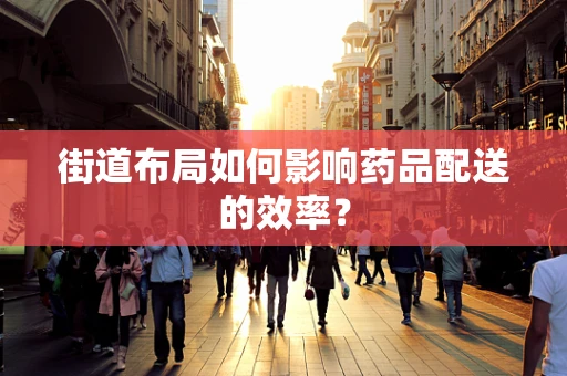 街道布局如何影响药品配送的效率？