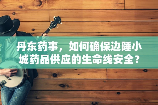 丹东药事，如何确保边陲小城药品供应的生命线安全？