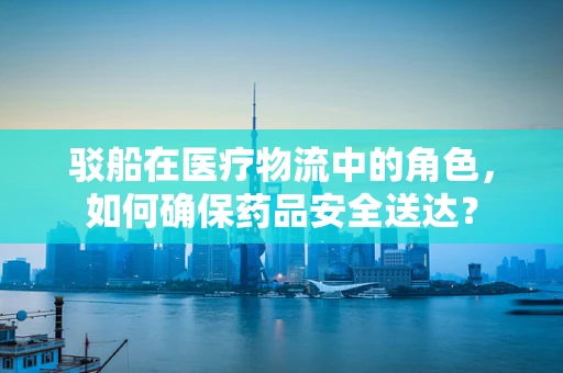驳船在医疗物流中的角色，如何确保药品安全送达？