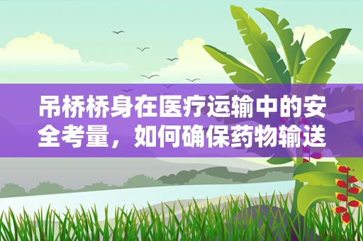 吊桥桥身在医疗运输中的安全考量，如何确保药物输送的平稳与精准？