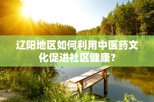 辽阳地区如何利用中医药文化促进社区健康？