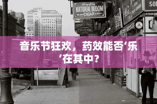 音乐节狂欢，药效能否‘乐’在其中？