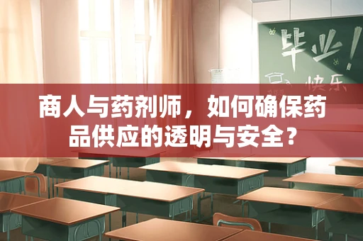 商人与药剂师，如何确保药品供应的透明与安全？