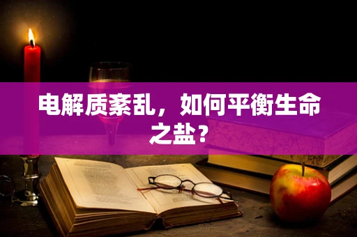 电解质紊乱，如何平衡生命之盐？