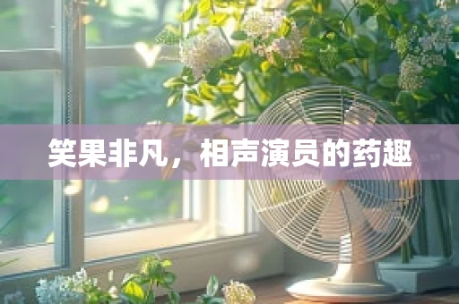 笑果非凡，相声演员的药趣
