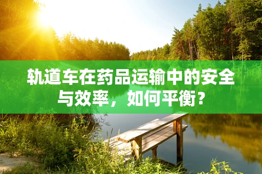 轨道车在药品运输中的安全与效率，如何平衡？