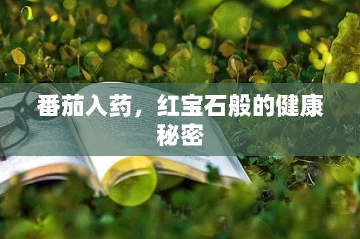 番茄入药，红宝石般的健康秘密