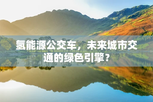 氢能源公交车，未来城市交通的绿色引擎？