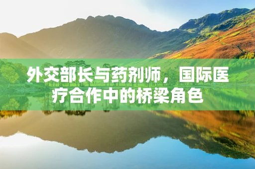 外交部长与药剂师，国际医疗合作中的桥梁角色