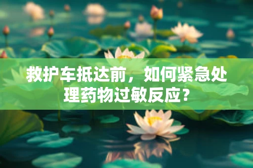 救护车抵达前，如何紧急处理药物过敏反应？