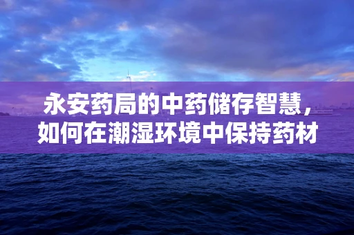 永安药局的中药储存智慧，如何在潮湿环境中保持药材品质？