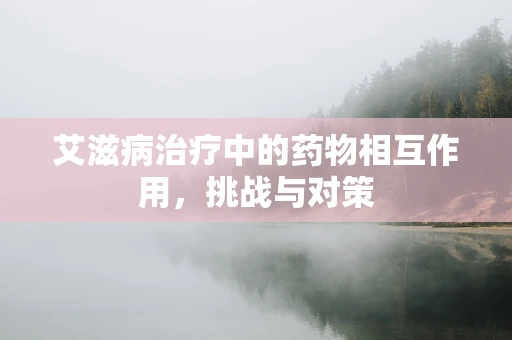 艾滋病治疗中的药物相互作用，挑战与对策